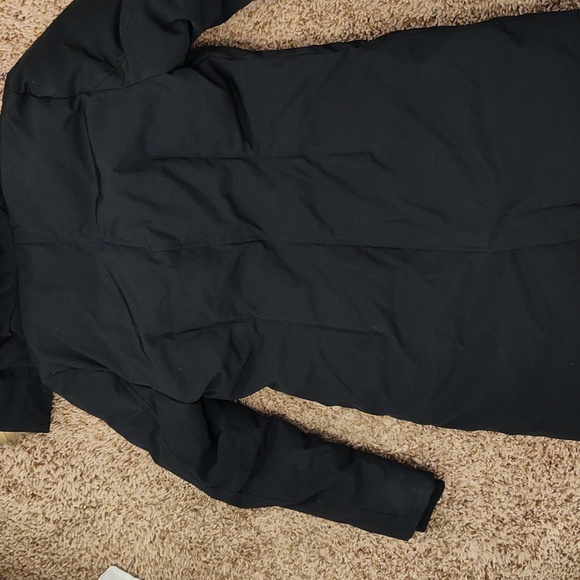 Vince Camuto Down Feather Fill Parka Faux Fur Trim Black Size Large - Picture 7 of 7